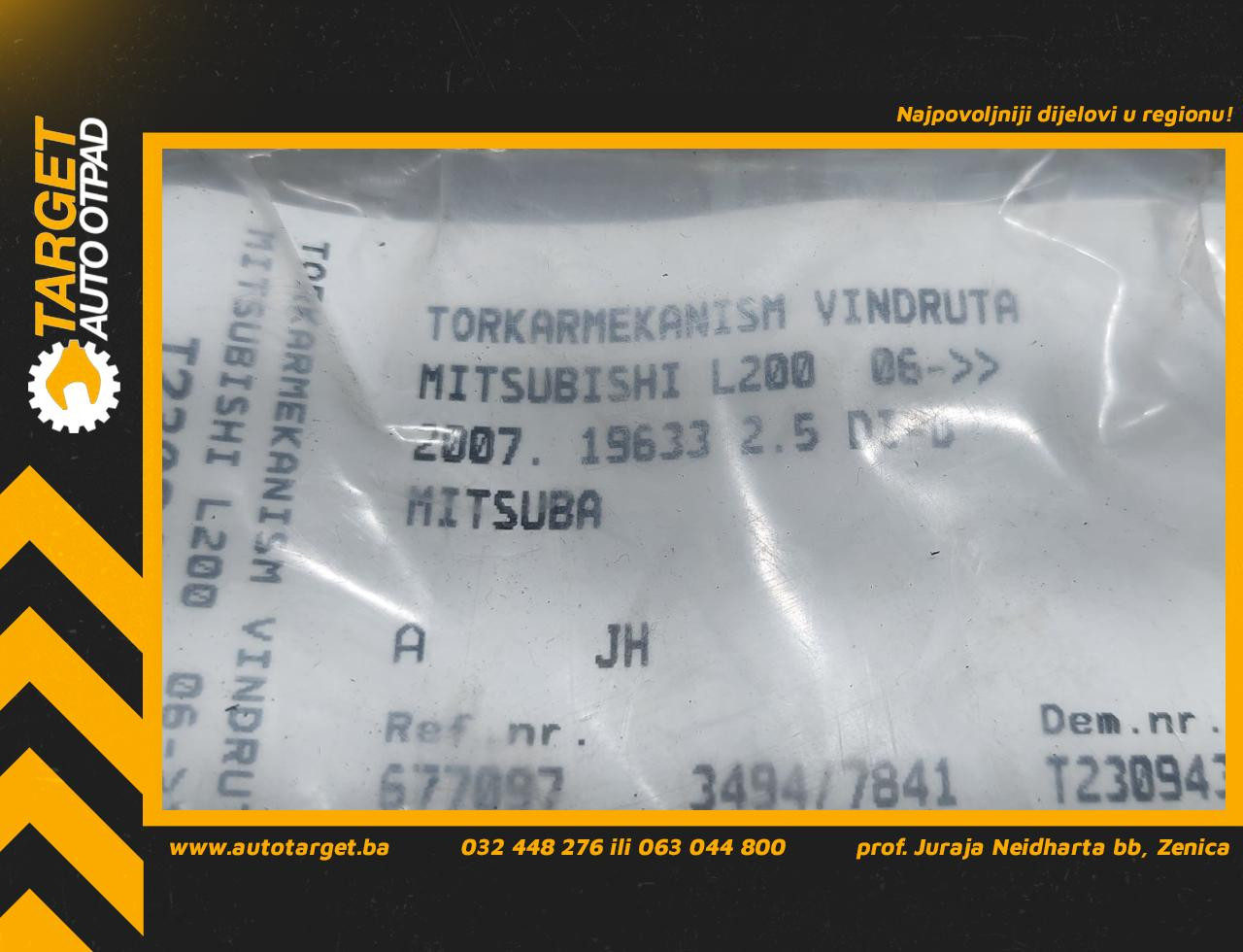 DIJELOVI POLUGA BRISACA MITSUBISHI L200 > 05-10