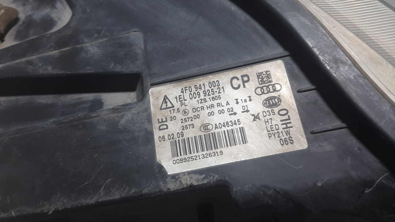 DIJELOVI FAR AUDI A6 > 04-08 4F0941003