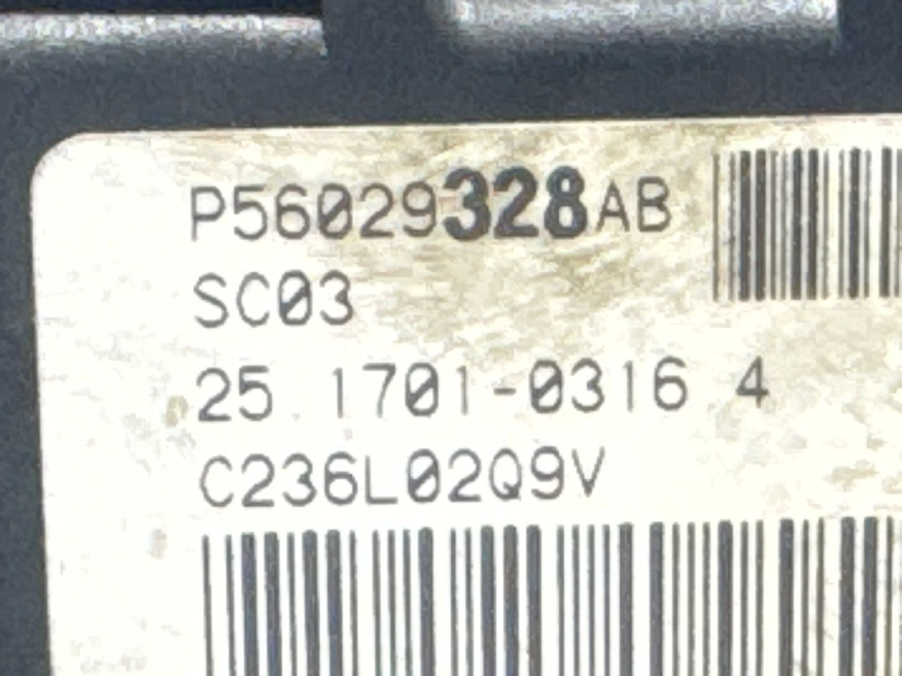 ELEKTRONIKA ESP CHRYSLER/DODGE 300 > 05-10 P56029328AB