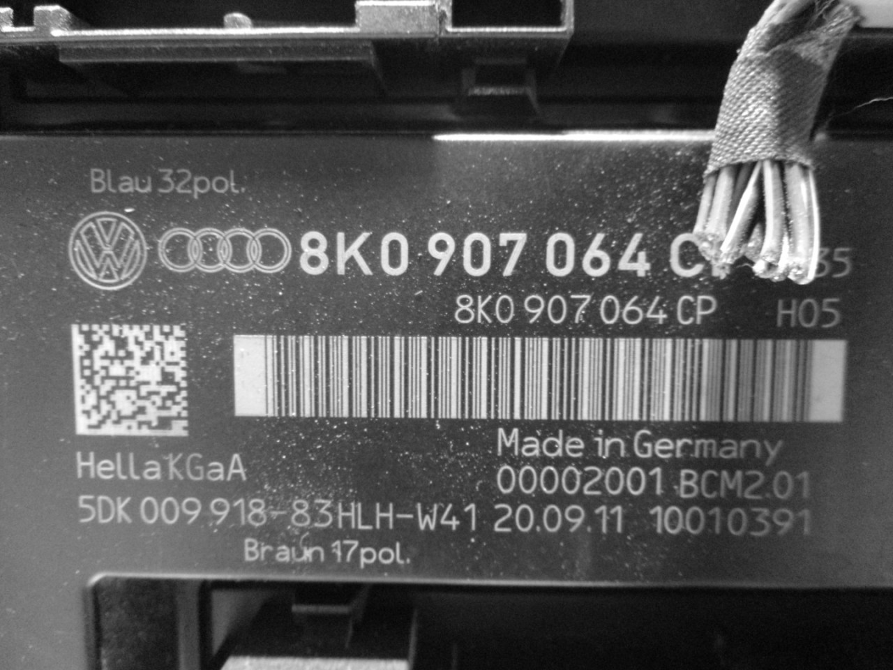 BCM ELEKTRONIKA AUDI A4 (B8) > 07-11 8K0907064CP 8K0907
