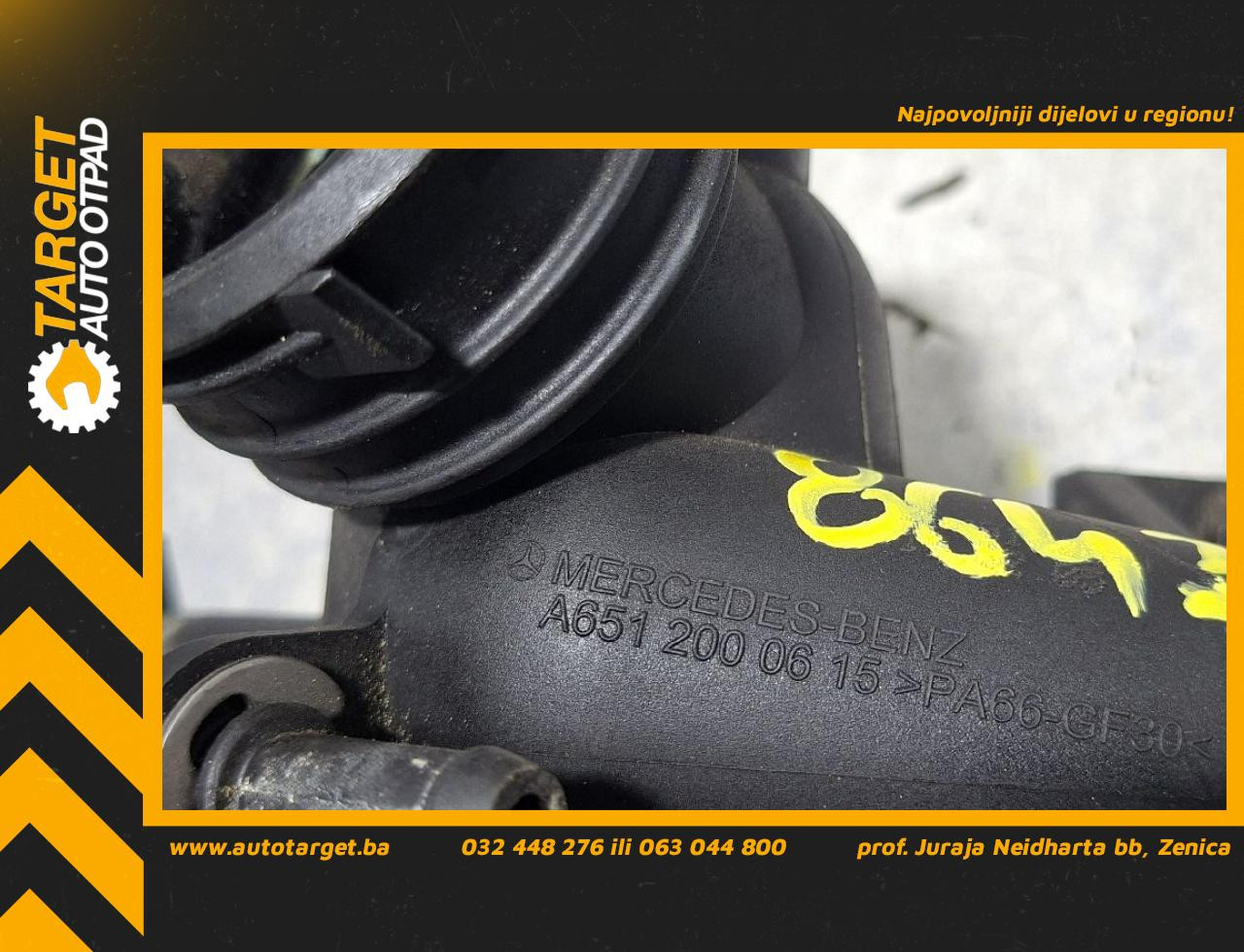TERMOSTAT MERCEDES C KLASA (W204) > 11-13 A6512000615