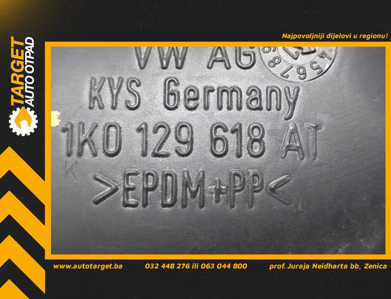 DIJELOVI CRIJEVO VW PASSAT B6 > 05-10 1K0129618AT