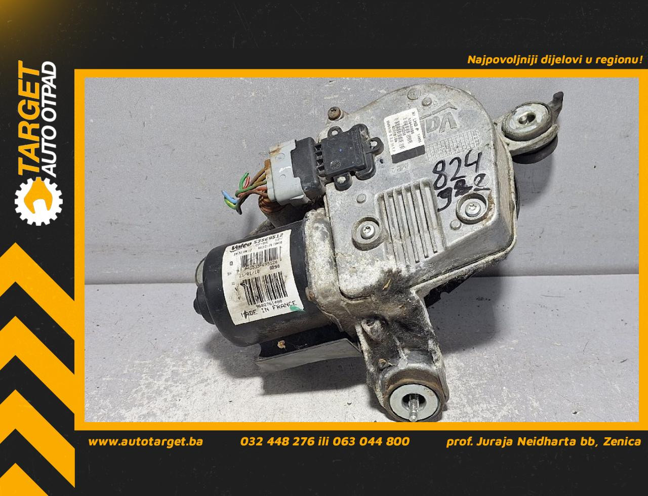 MOTORIC PREDNJEG BRISACA CITROEN C5 > 08-10 9682761480