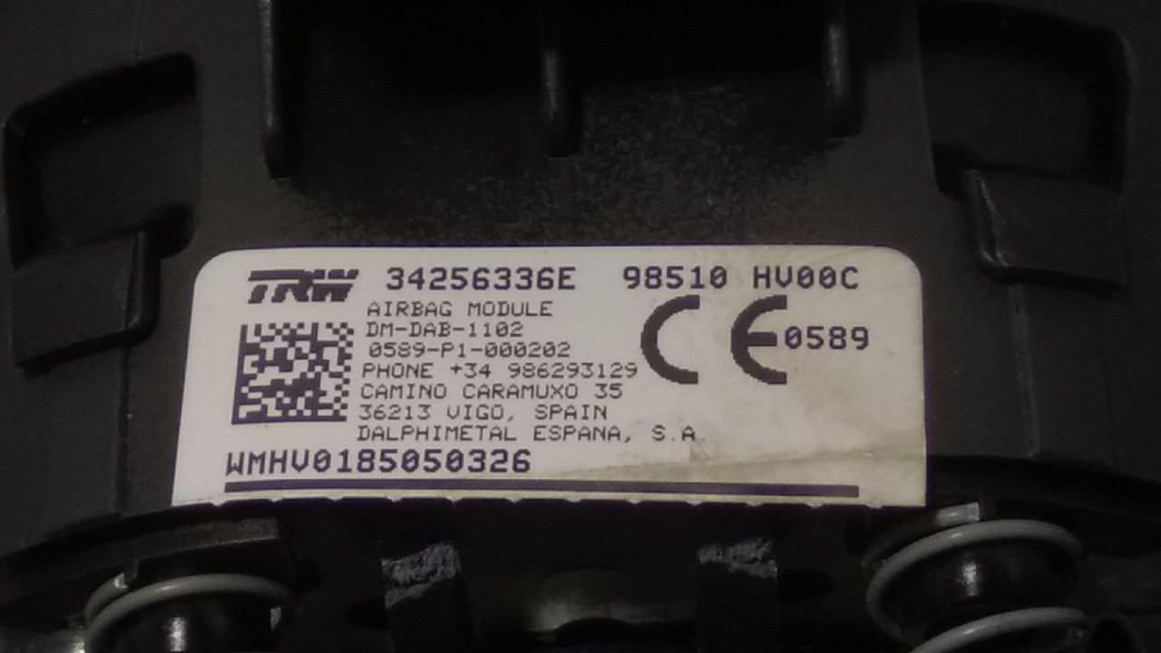AIRBAG VOLANA NISSAN QASHQAI > 18-21 98510HV00C