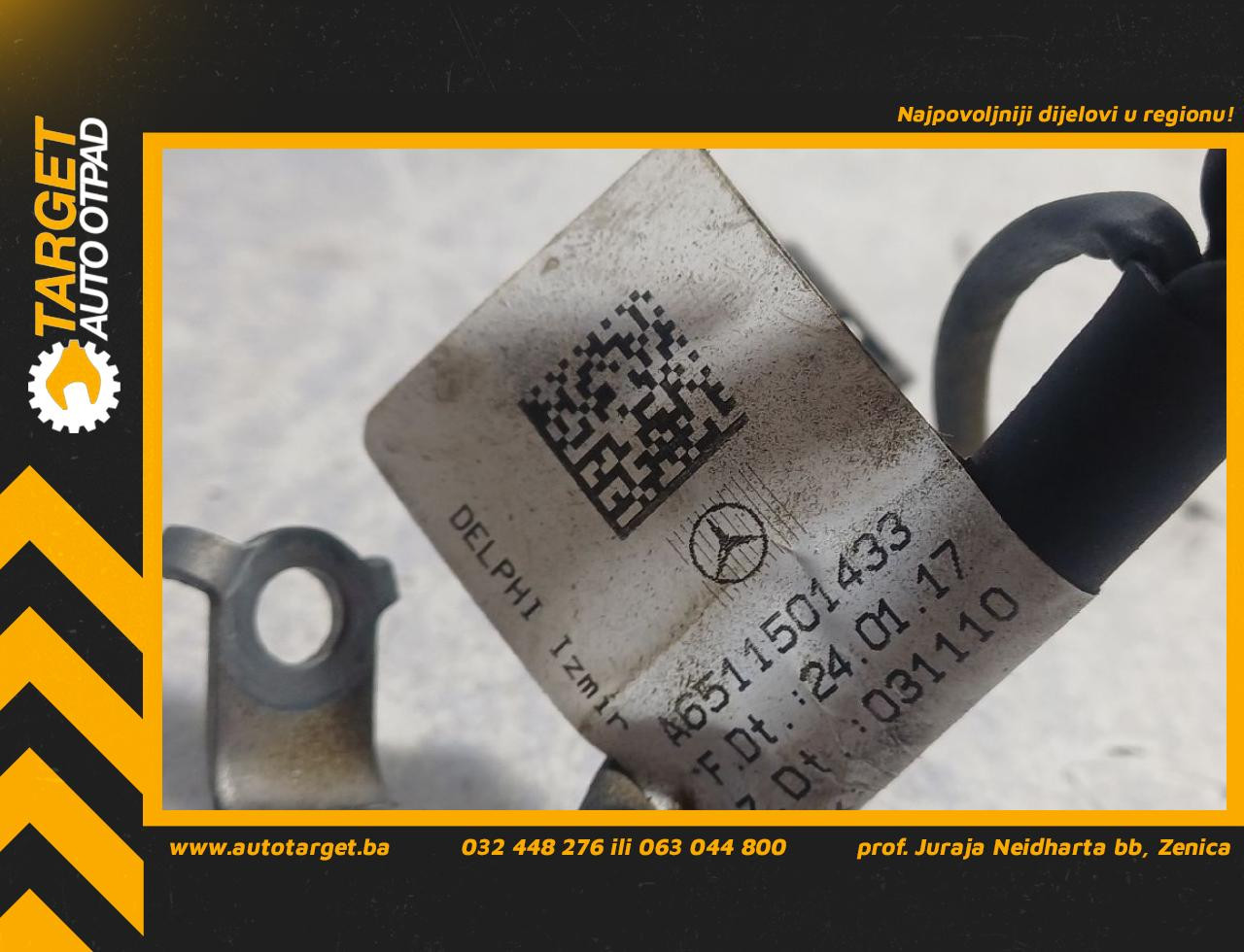INSTALACIJA MERCEDES B KLASA (W246) > 14-19 A6511501433