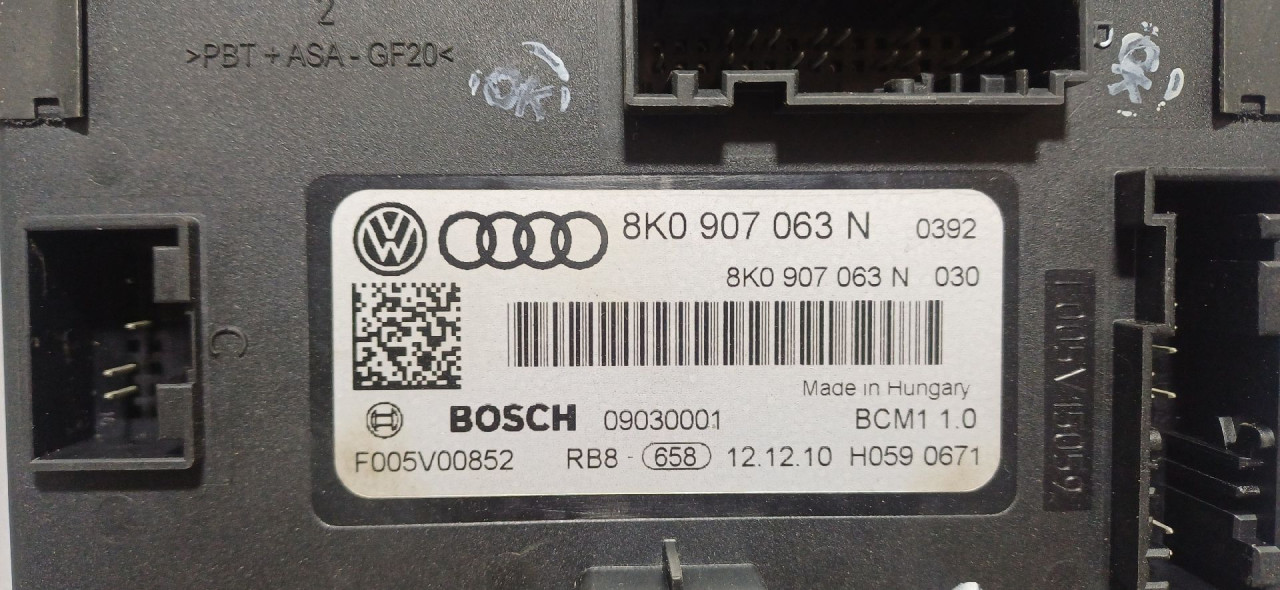 BCM ELEKTRONIKA AUDI A5 (8T) SPORTBACK > 07-11 8K0907063N