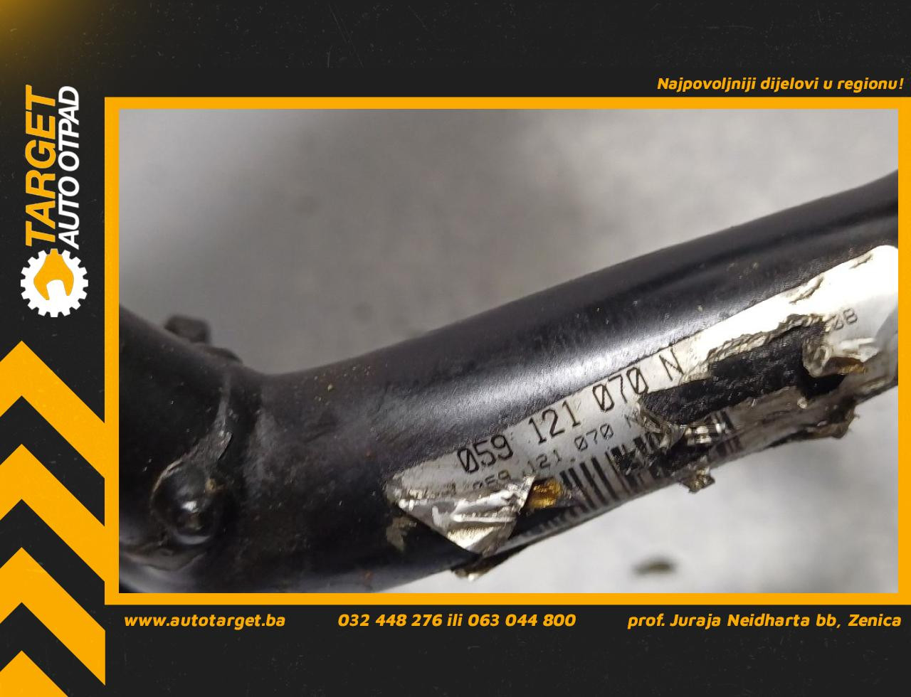 DIJELOVI CRIJEVO AUDI A6 > 08-11 059121070N