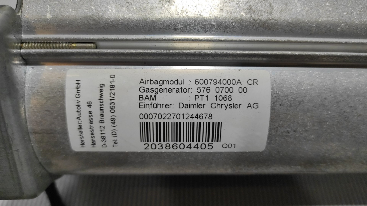 AIRBAG SUVOZACA MERCEDES C KLASA (W203) > 00-04 5760700