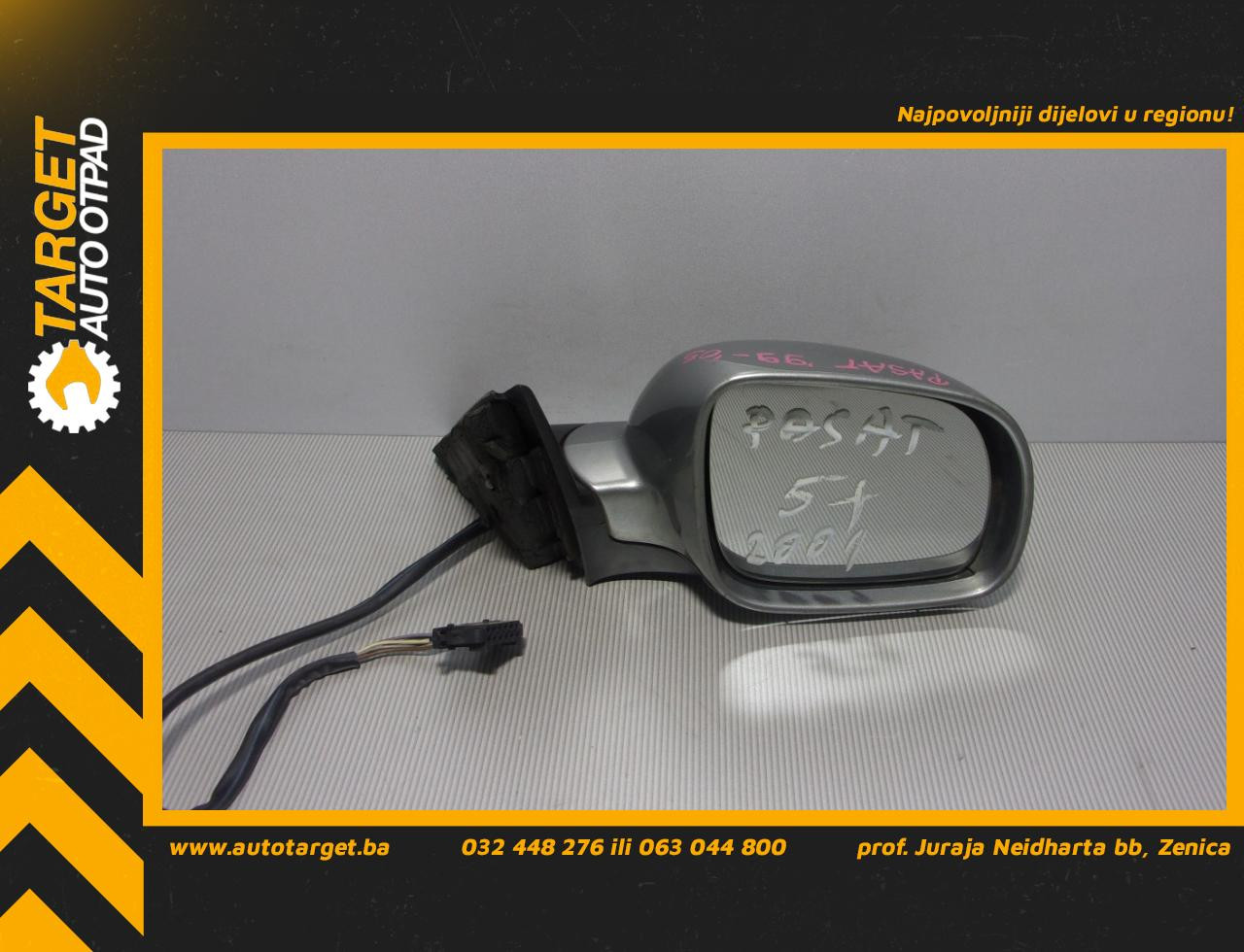 DIJELOVI RETROVIZOR VW PASSAT B5 > 00-05 VW053025 3B0857934