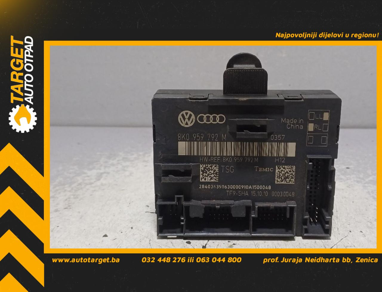 DIJELOVI ELEKTRONIKA MODUL VRATA AUDI Q5 > 08-11 8K0959792M