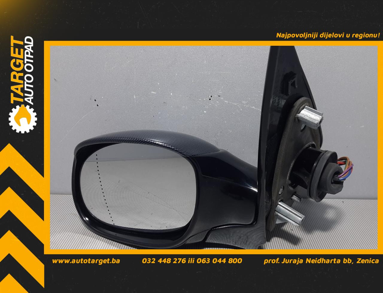 DIJELOVI RETROVIZOR PEUGEOT 206 > 98-09 017003