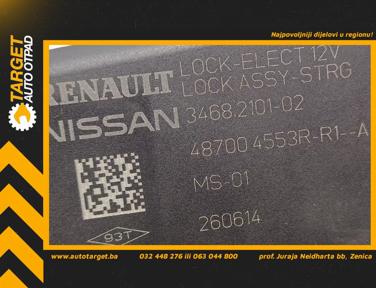 DIJELOVI BRAVA PALJENJA NISSAN X-TRAIL > 14-17 1.6 487004553R