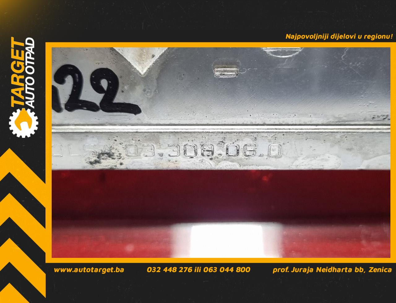 DIJELOVI TRECE STOP SVJETLO FIAT 500 > 07-15 03308060
