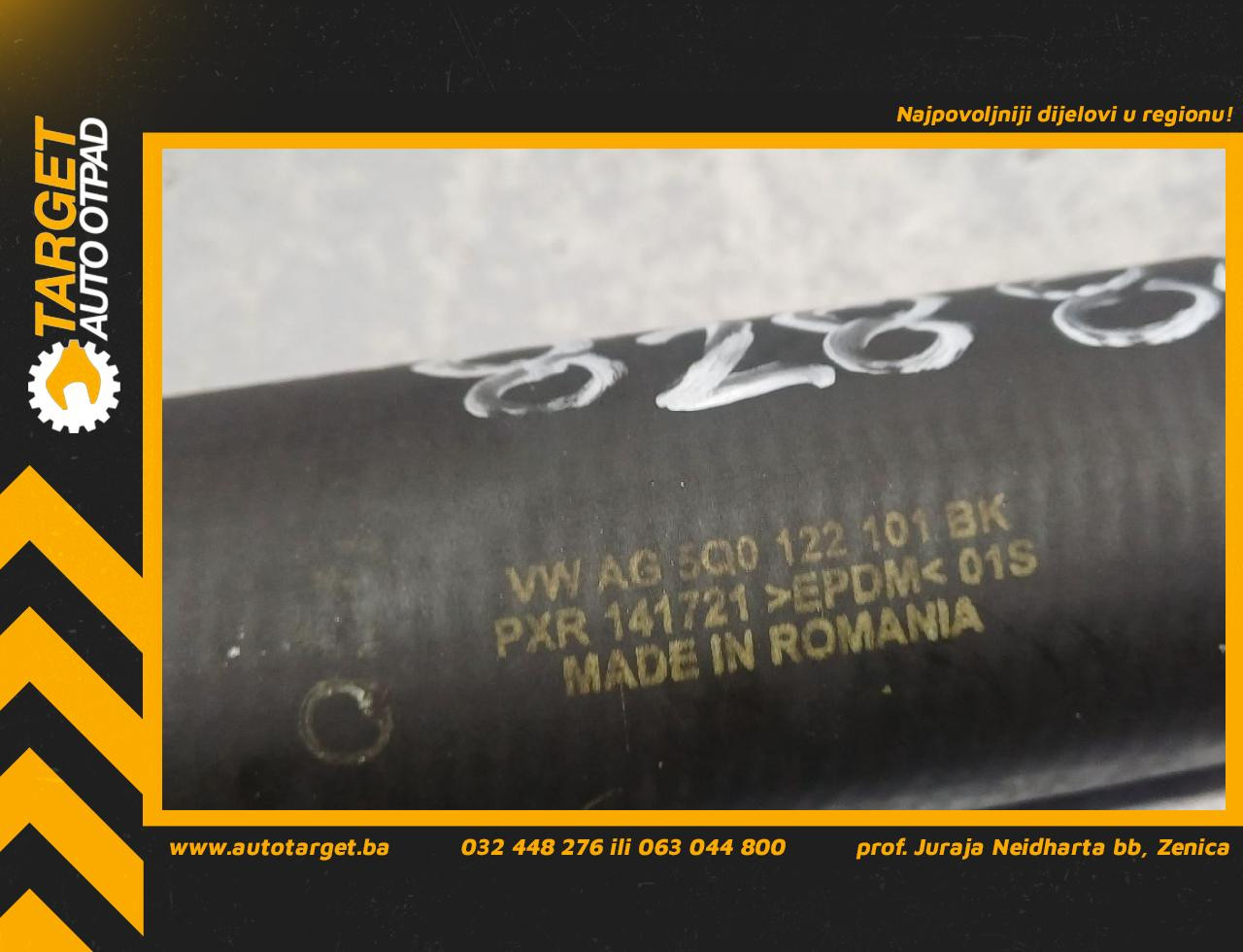 DIJELOVI CRIJEVO AUDI A3 (8V1/8VA) > 12-16 2.0 5Q0122101BK