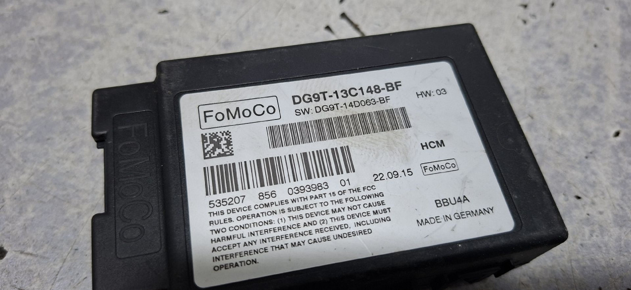 DIJELOVI ELEKTRONIKA MODUL FORD MONDEO > 14-19 2.0 DG9T13C148BF