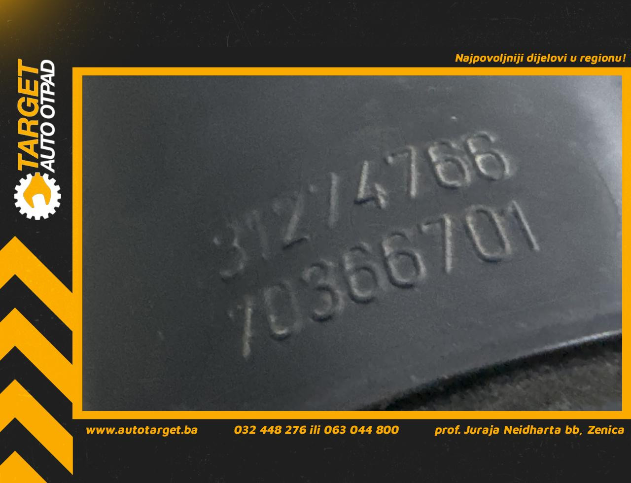 DIJELOVI CRIJEVO VOLVO V70 > 08-11 2,4 31274766