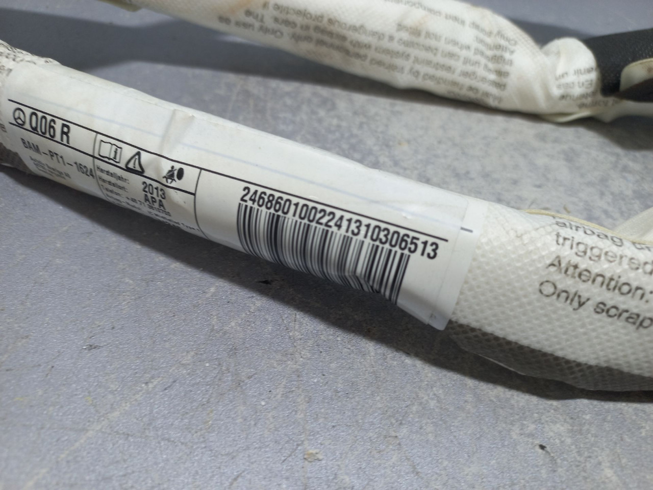 KROVNI AIRBAG MERCEDES B KLASA (W246) > 11-14 246860100