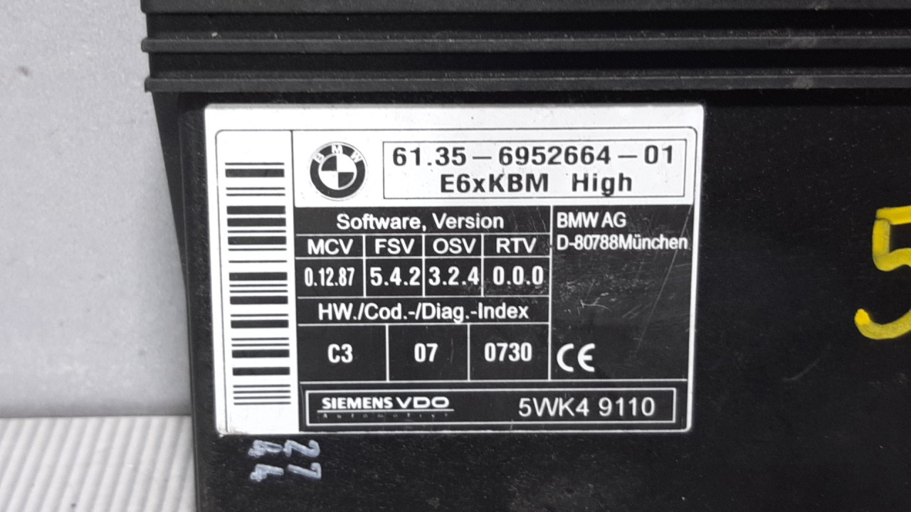 KOMFORT ELEKTRONIKA BMW SERIJA 5 (E60/E61) > 03-07 6135