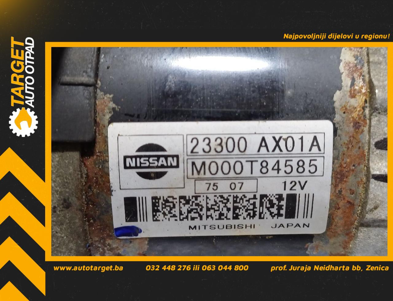 DIJELOVI ALNASER NISSAN MICRA > 07-10 1.2 23300AX01A