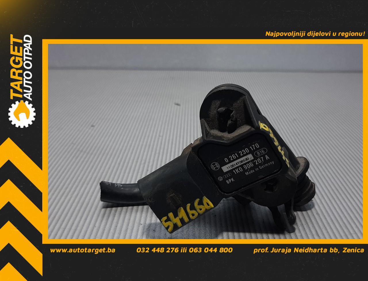 DIJELOVI SENZOR PRITISKA VW GOLF 6 > 08-12 1K0906207A