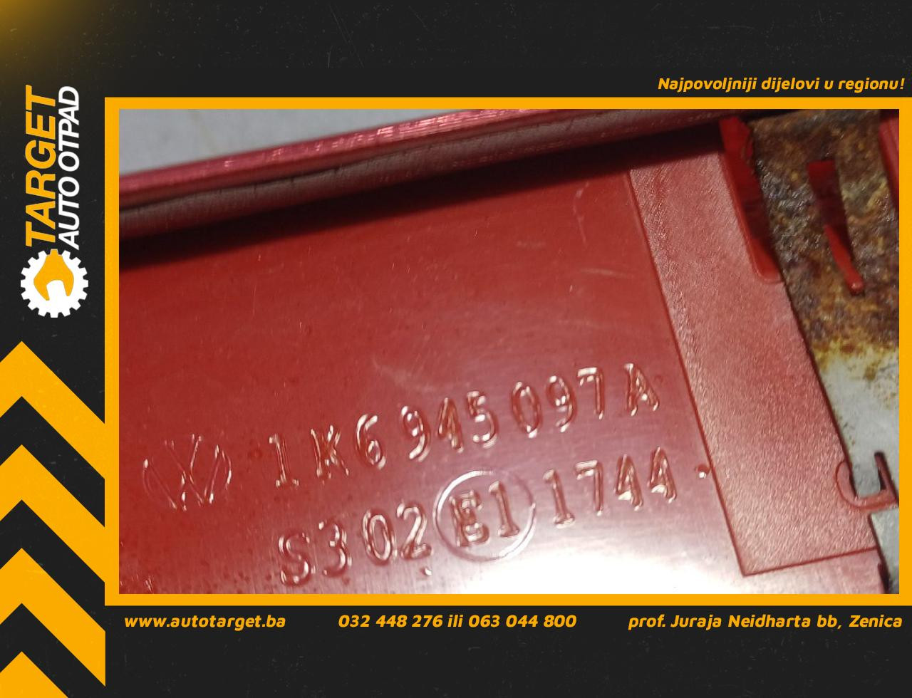 DIJELOVI TRECE STOP SVJETLO VW PASSAT B7 > 10-14 1K6945097A