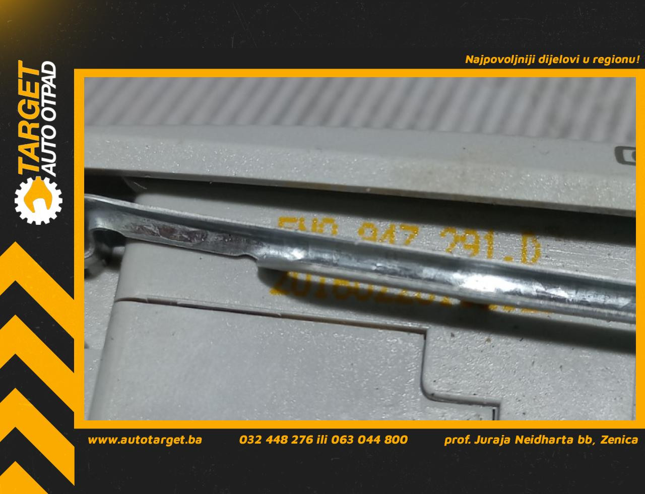 DIJELOVI RASVJETA U KABINI SKODA FABIA > 14- 5N0947291D