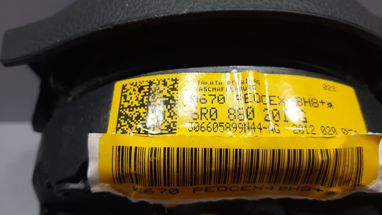 DIJELOVI AIRBAG VOLANA VW POLO > 09-14 6R0880201G