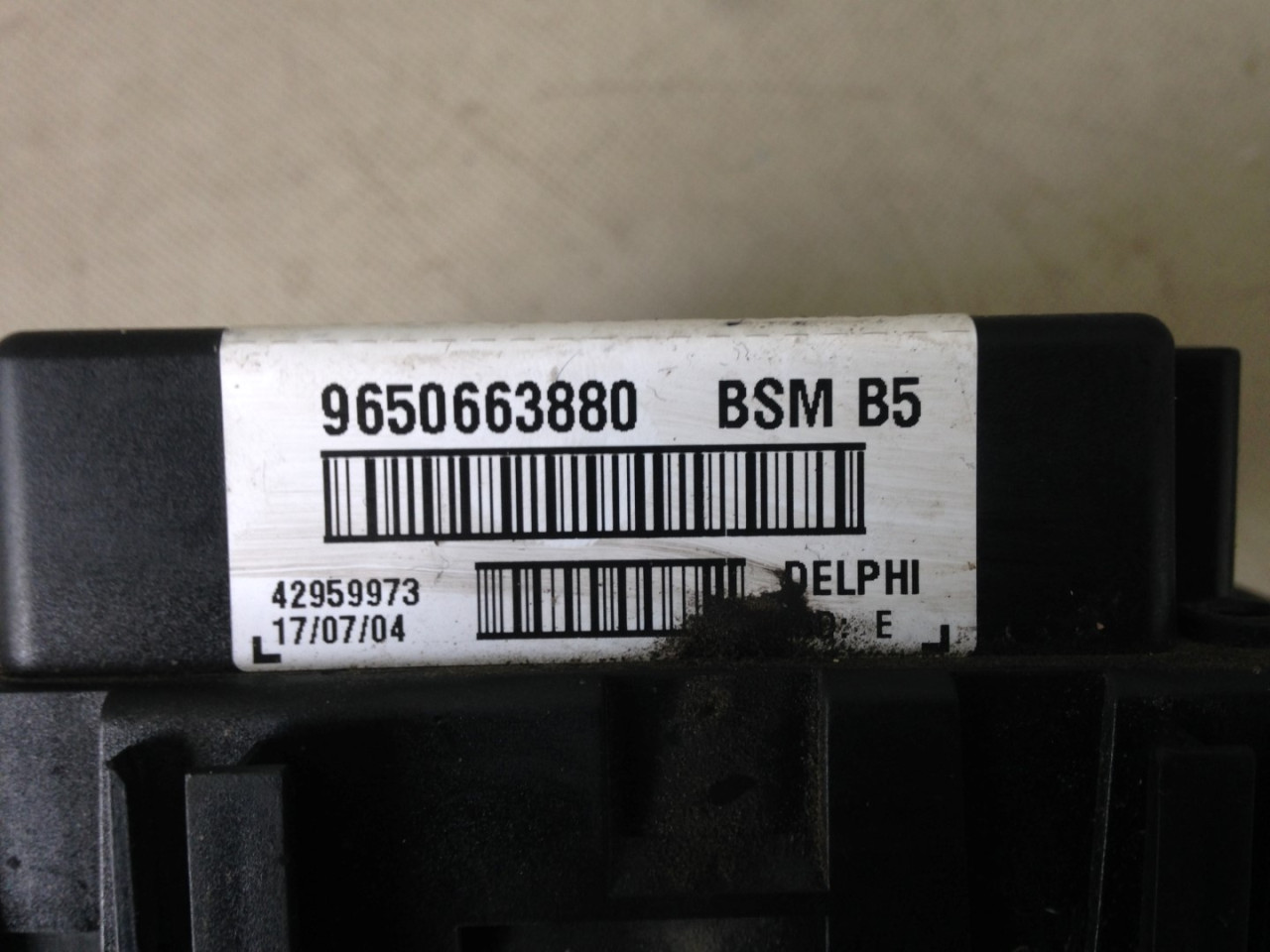 ELEKTRONIKA MODUL CITROEN C8 > 02-14 9650663880 9650663