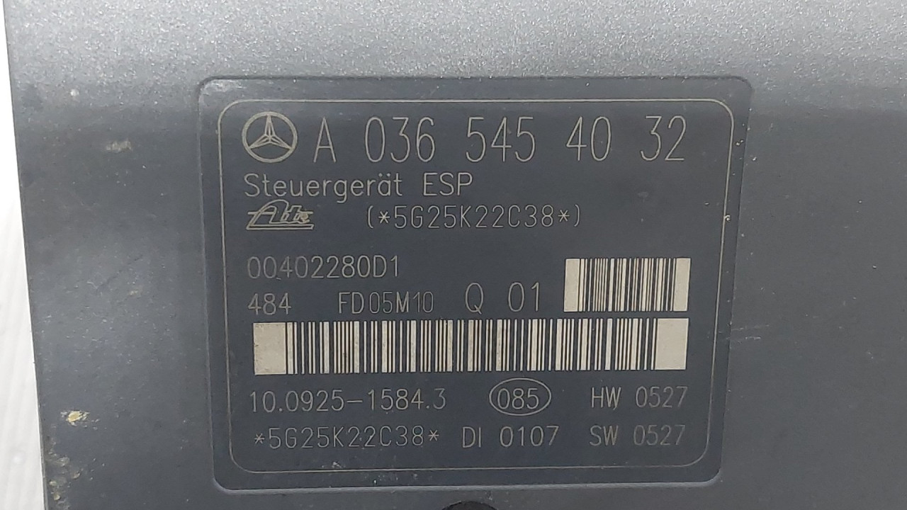 ABS ELEKTRONIKA MERCEDES C KLASA (W203) > 00-04 A036545