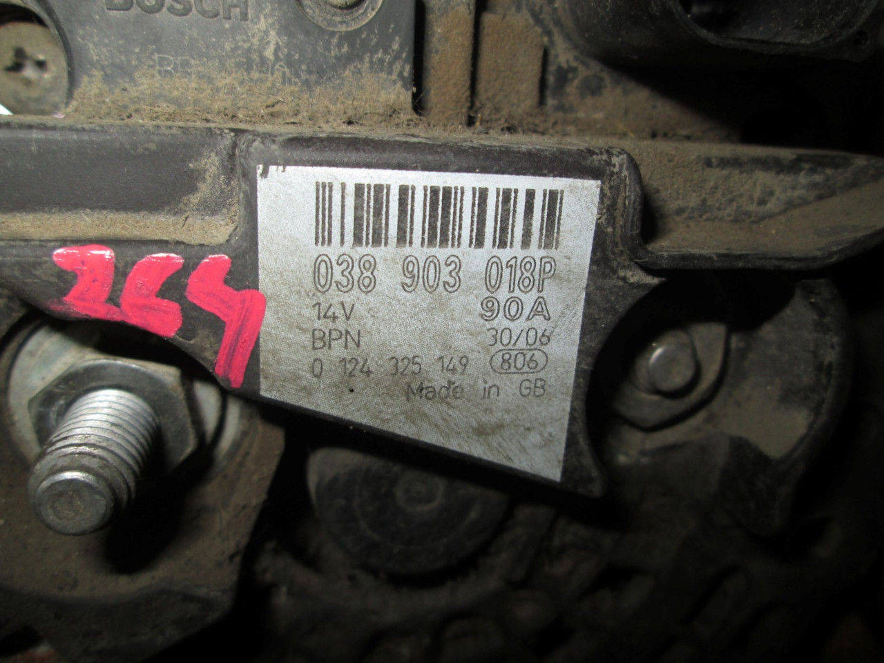 ALTERNATOR SKODA OCTAVIA > 00-04 038903018P