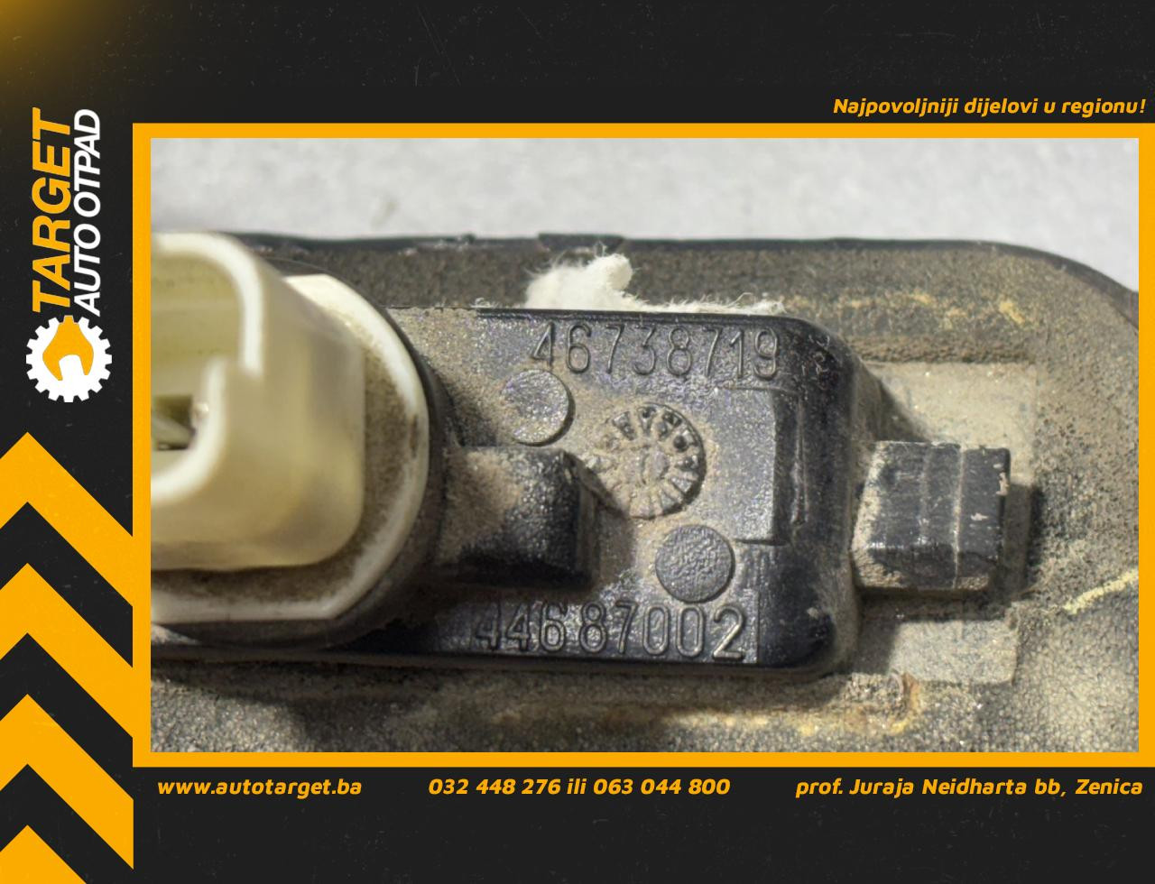 DIJELOVI RASVJETA TABLICA FIAT DOBLO > 00-05 46738719