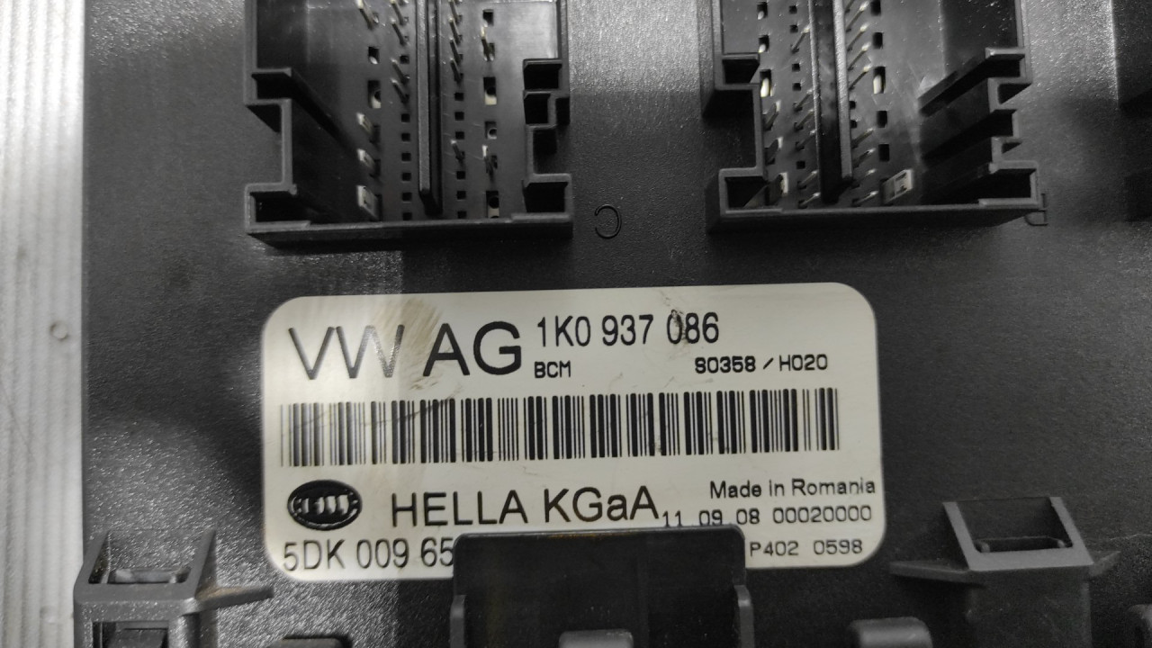 BCM ELEKTRONIKA VW GOLF 6 > 08-12 1K0937086