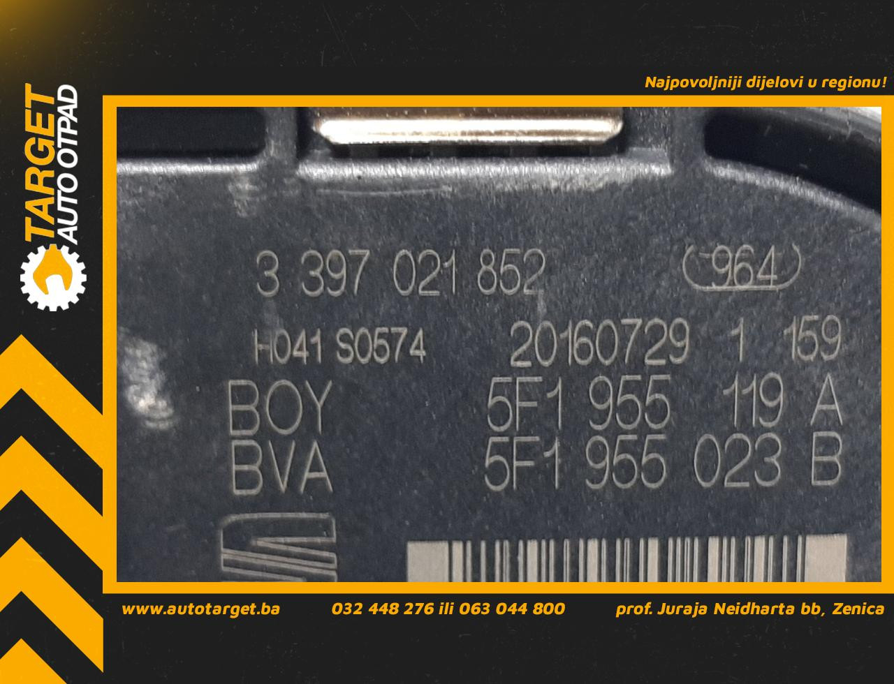MOTORIC PREDNJEG BRISACA SEAT LEON > 13-16 5F1955023B