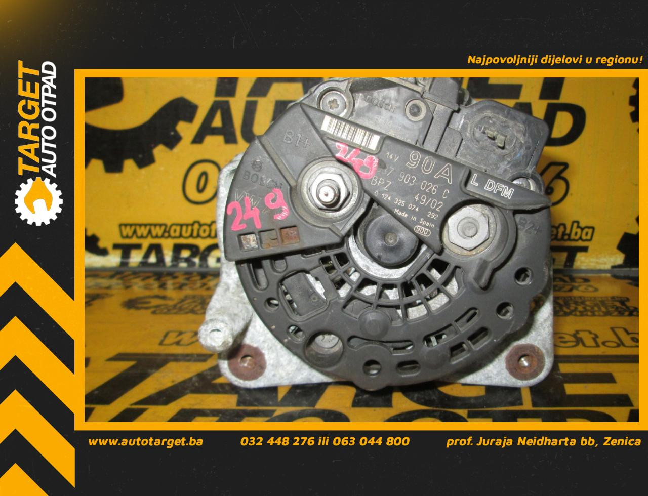 DIJELOVI ALTERNATOR SKODA OCTAVIA > 00-04 037903026C
