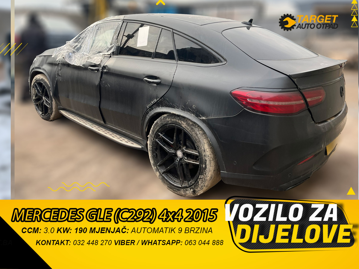 MERCEDES GLE C292 3.0 2015 GODINA MOTOR DIJELOVI