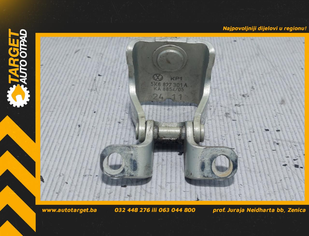 BAGLAMA GEPEKA VW GOLF 6 > 08-12 5K6827301A