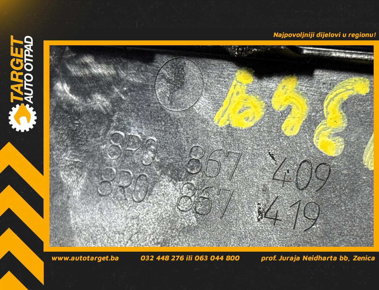 DIJELOVI LAJSNA AUDI Q5 > 08-11 3.0 8R0867409