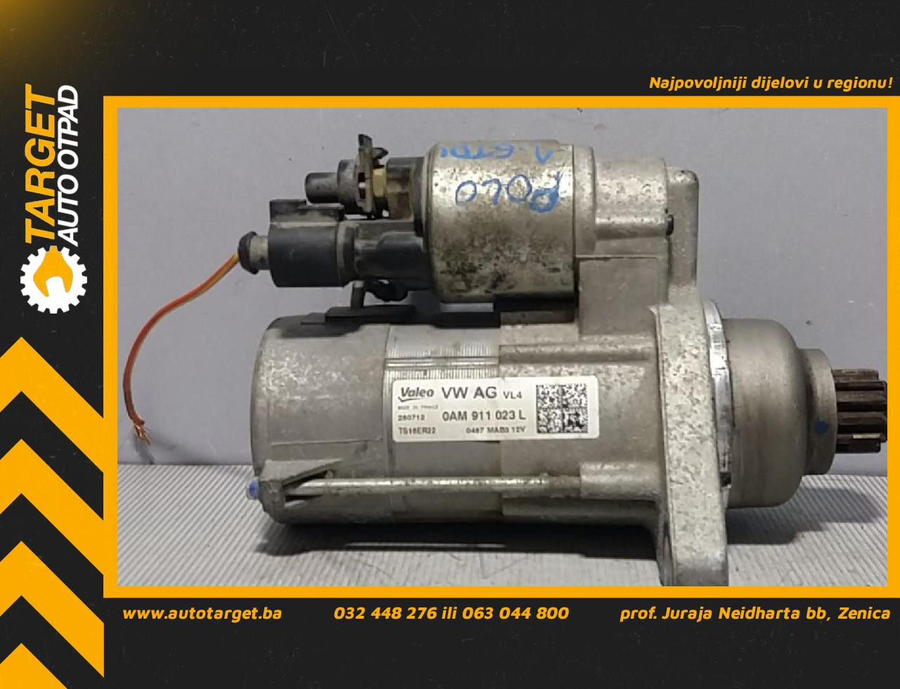 DIJELOVI ALNASER VW GOLF 6 > 08-12 0AM911023L