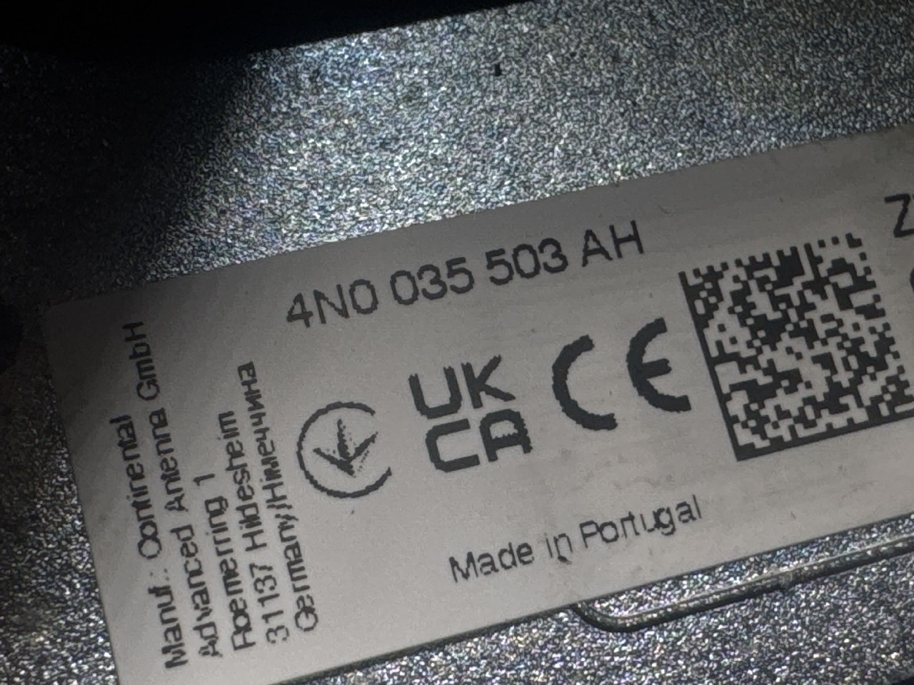 DIJELOVI ANTENA AUDI Q5 (FY) > 20 -  4N0035503AH