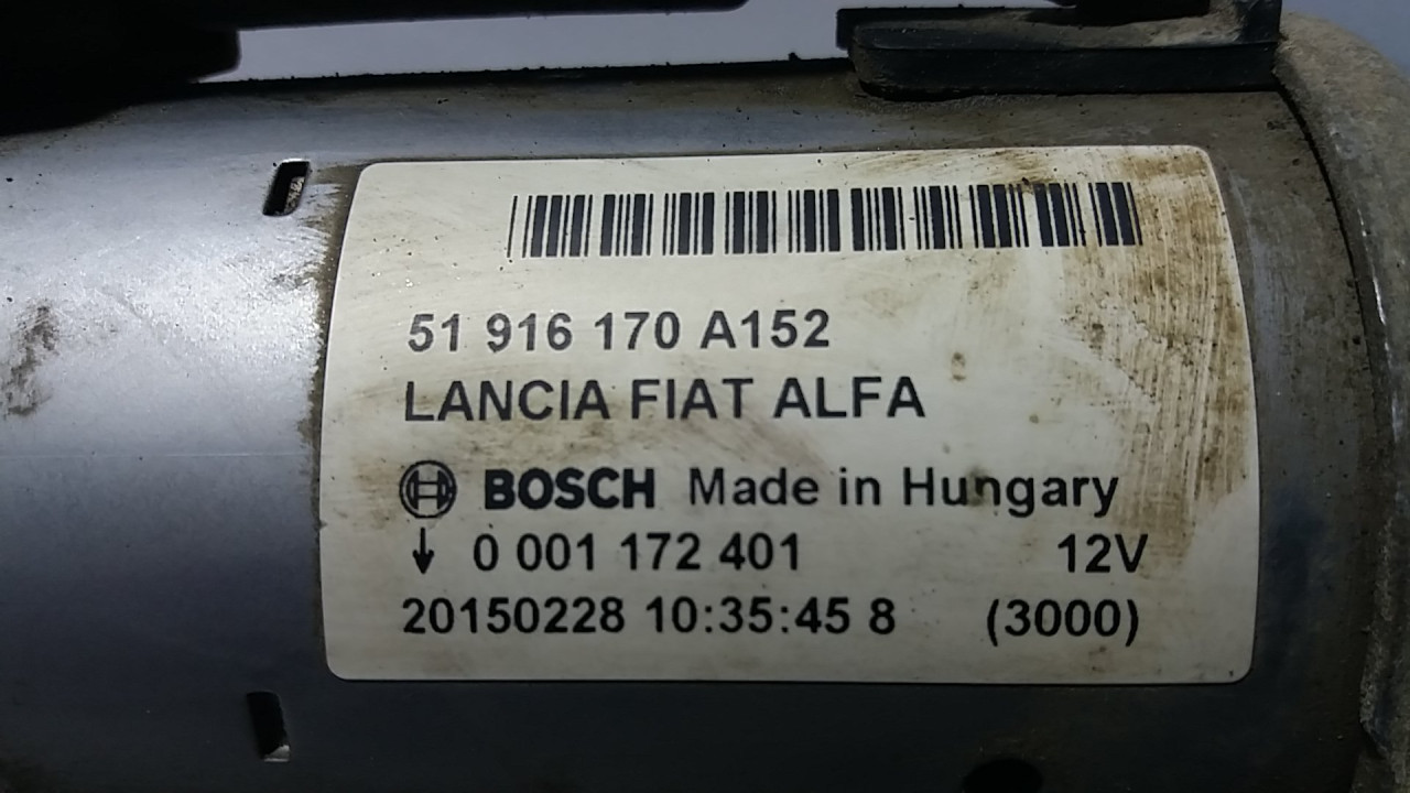 DIJELOVI ALNASER ALFA ROMEO MITO > 08-16 51916170