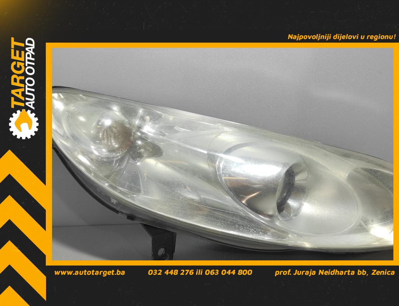 DIJELOVI FAR PEUGEOT 407 > 04-07 9656668780