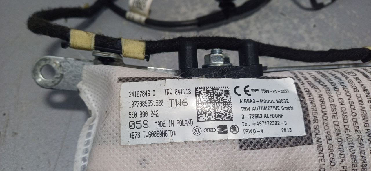 AIRBAG SJEDISTA SKODA OCTAVIA > 13-16 5E0880242