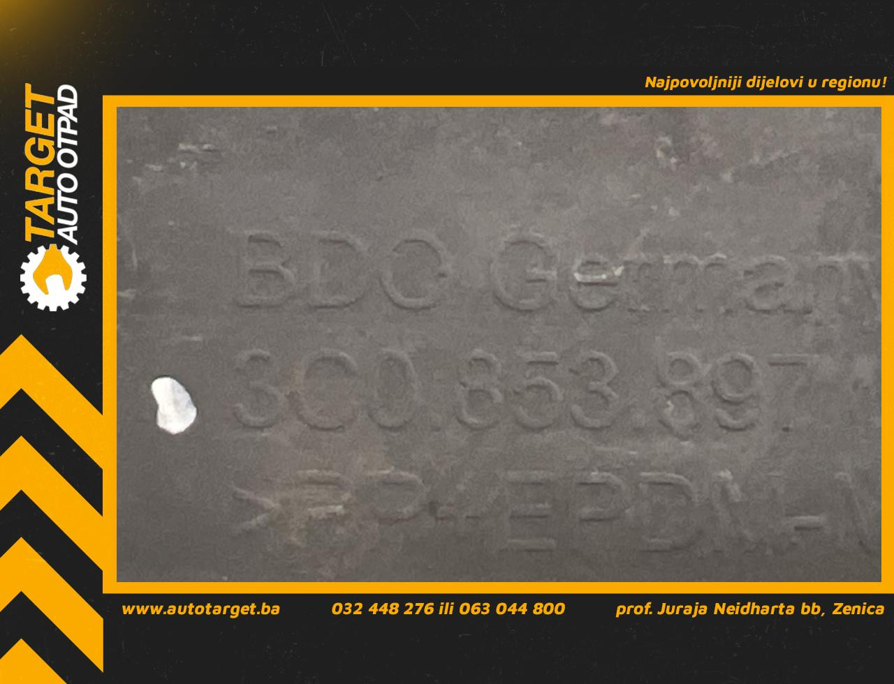 DIJELOVI LAJSNA VW PASSAT B6 > 05-10 2.0 3C0853897