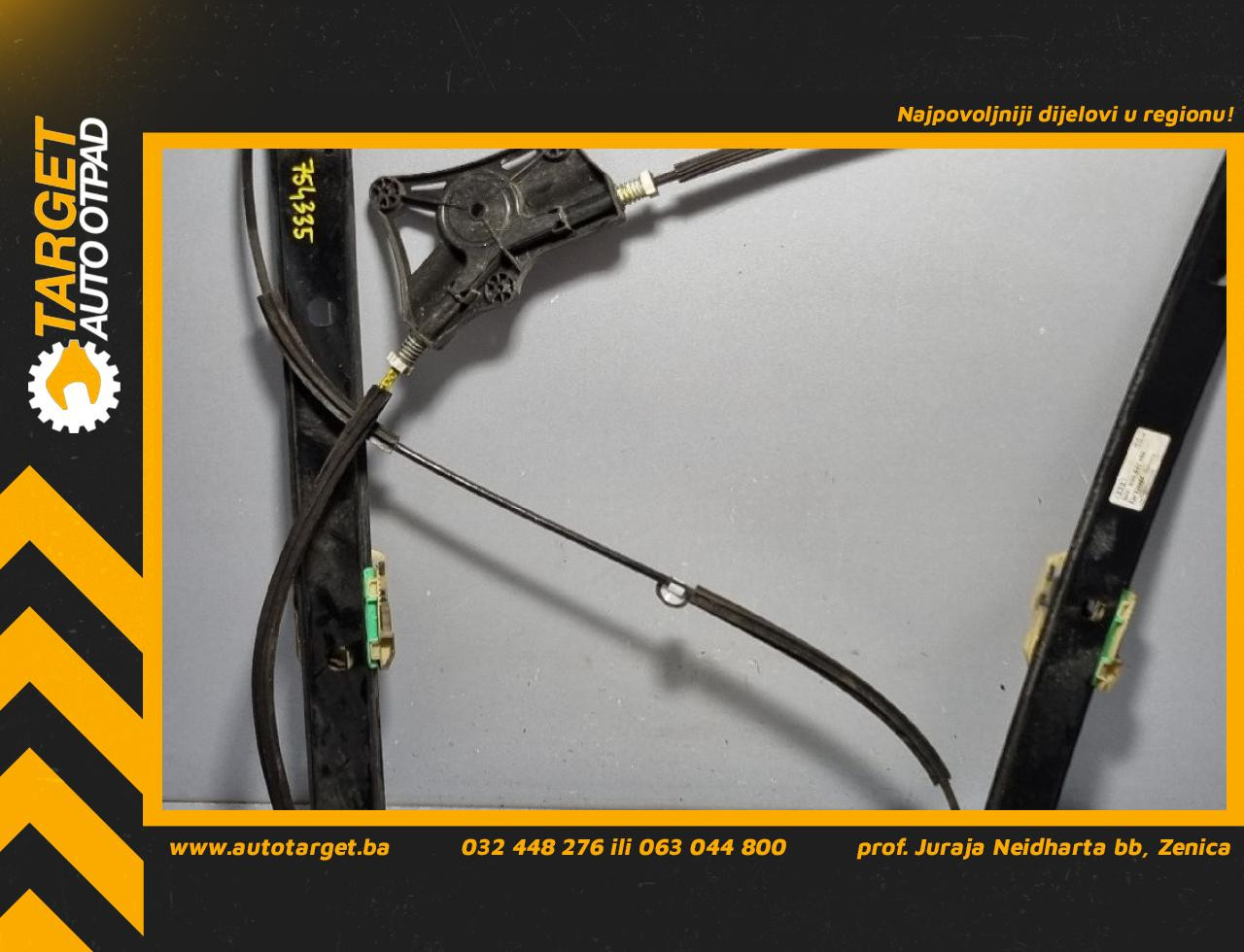 DIJELOVI ELEKTRO PODIZAC STAKLA AUDI A6 4G > 11-14 2.0 4G0837462