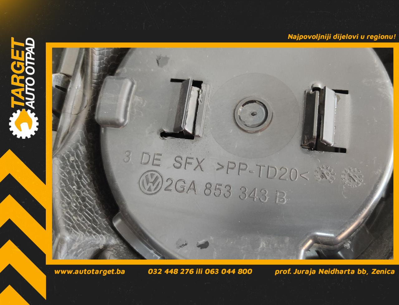 DIJELOVI MASKA VW T-ROC > 17- 2GA853343B