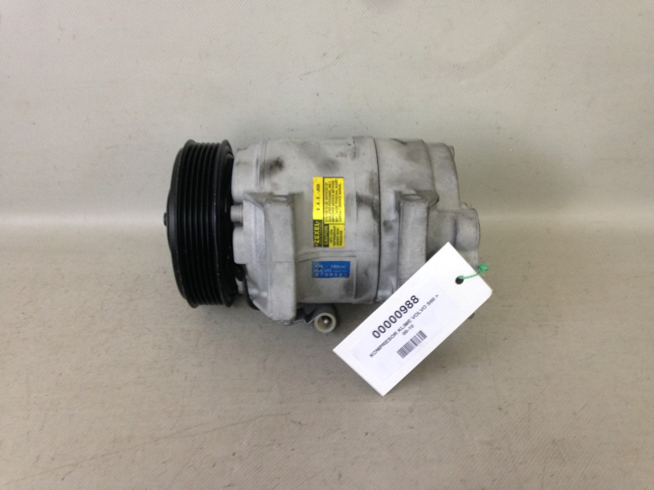 DIJELOVI KOMPRESOR KLIME VOLVO S60 > 05-10 8708581