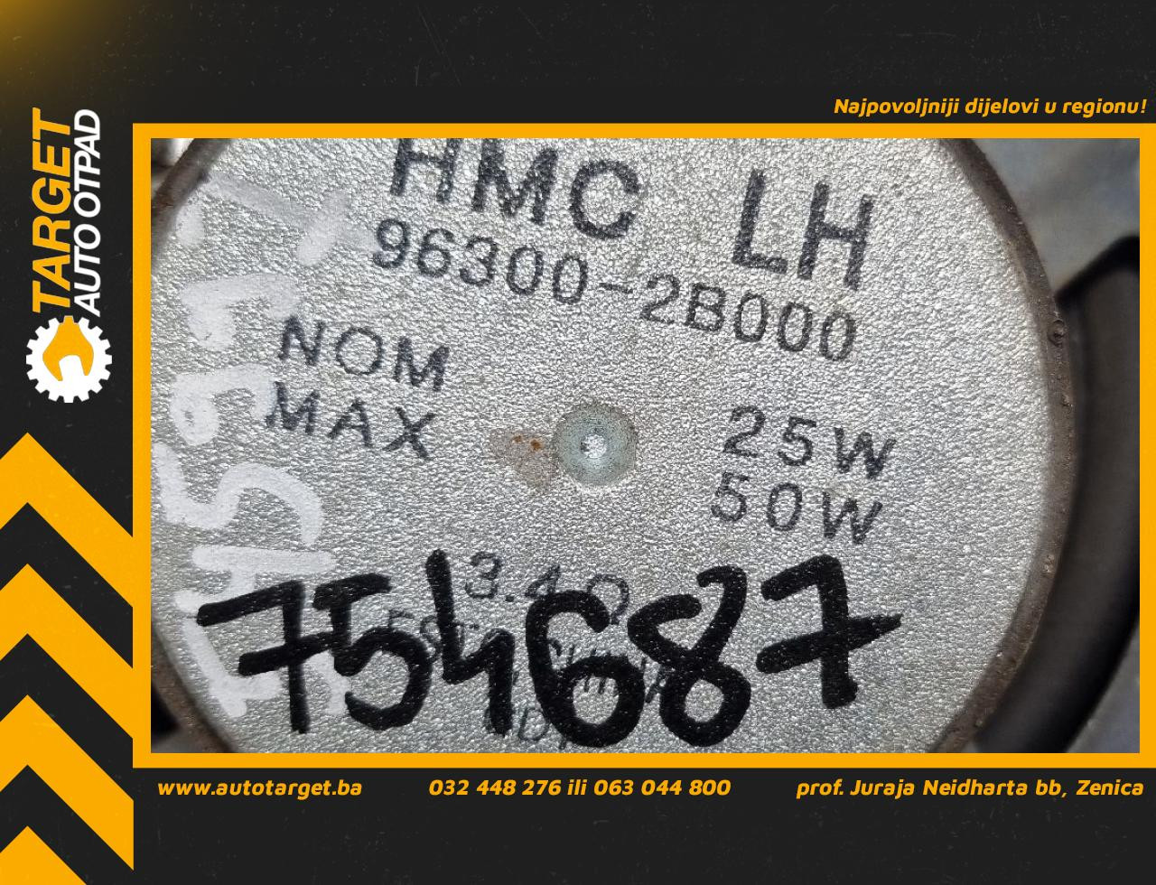 DIJELOVI ZVUCNIK HYUNDAI SANTA FE > 06-09 963002B000