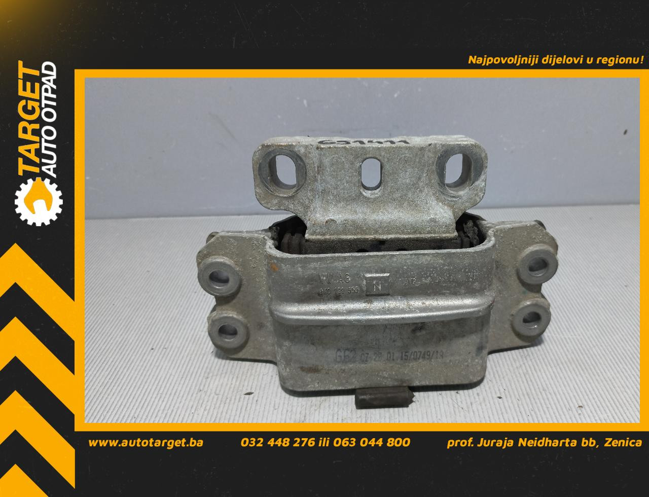 DIJELOVI NOSAC MOTORA VW CADDY > 10-15 1K0199555N