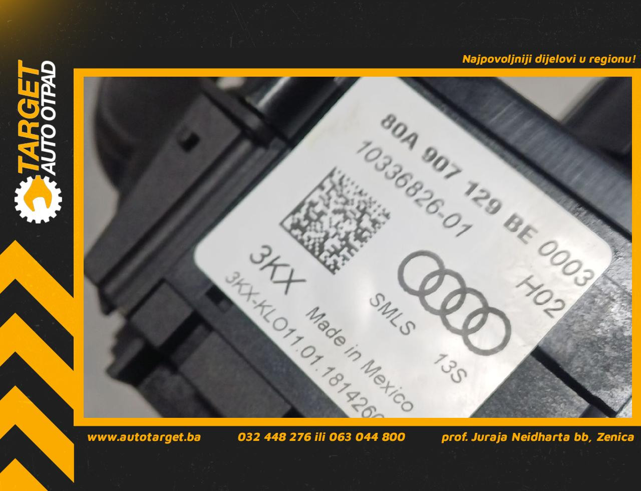 DIJELOVI RUCICE VOLANA AUDI Q5 (FY) > 17 - 20  2.0 80A907129BE