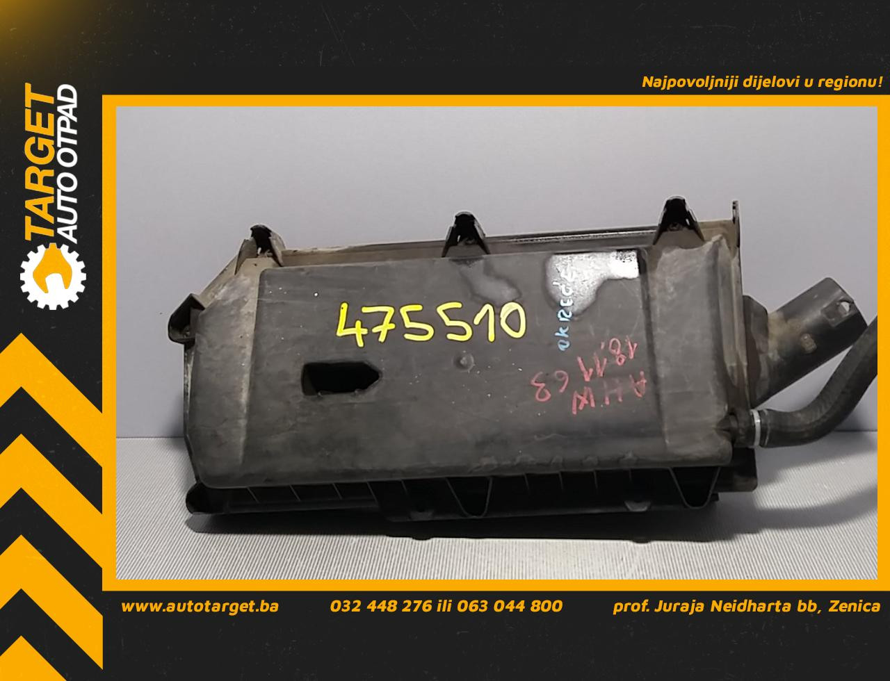 DIJELOVI KUCISTE FILTERA ZRAKA VW GOLF 4 > 97-03 036129611